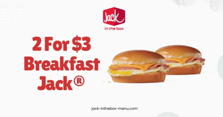 2 For $3 Breakfast Jack®