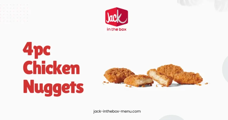 4pc Chicken Nuggets served in a basket, showcasing their golden crispy texture and mouthwatering appeal.