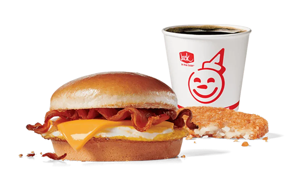 Bacon Breakfast Jack® Combo