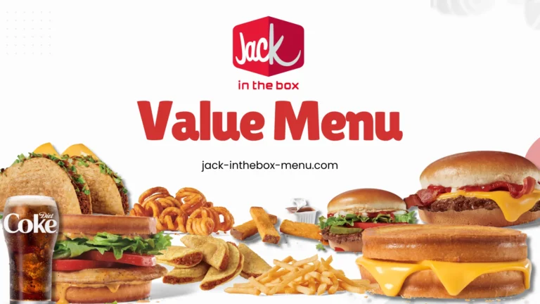 Jack in the Box Value Menu with Prices