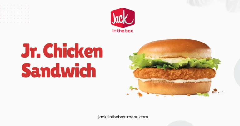 Jr. Chicken Sandwich delicious item on Jack In the Box Menu
