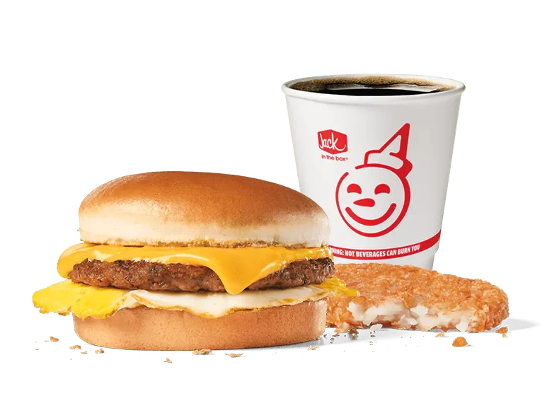 Sausage Breakfast Jack® Combo