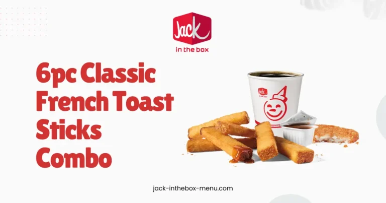 6pc Classic French Toast Sticks Combo