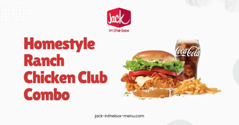 Homestyle Ranch Chicken Club Combo