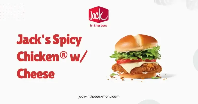 Jack's Spicy Chicken® w/ Cheese