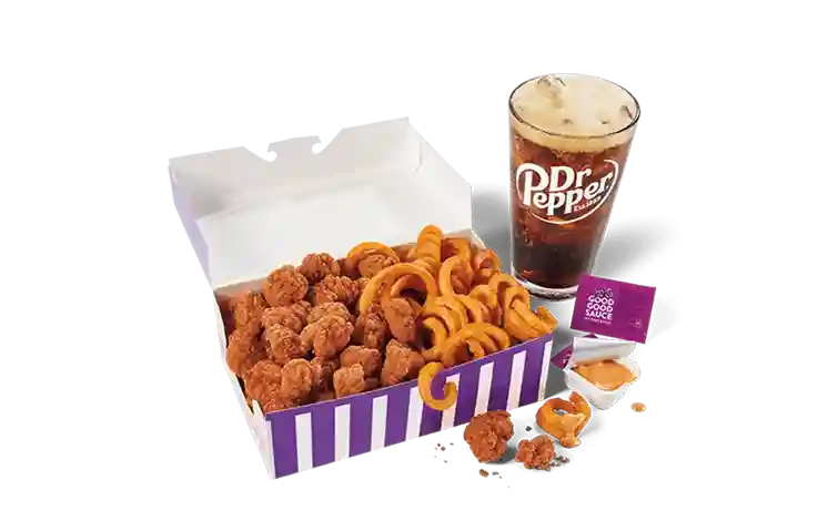 Spicy Popcorn Chicken Big Box Combo